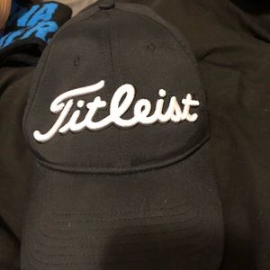 Titleist black golf hat